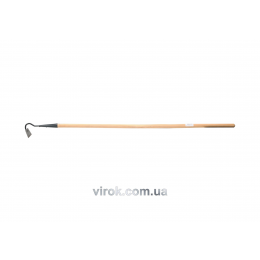 Мотика трапецієвидна з дерев'яною ручкою FLO 120 см