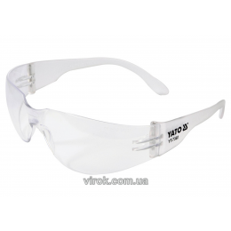 Окуляри захисні YATO відкриті прозорі