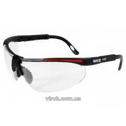 Окуляри захисні YATO відкриті прозорі