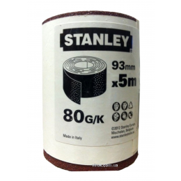 Папір шліфувальний STANLEY 93 мм х 5 м P80