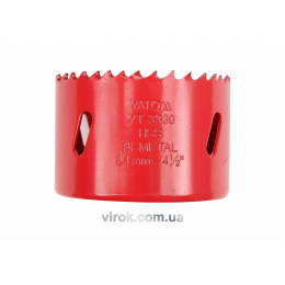 Пила кільцева біметалева YATO HSS M3 95 мм