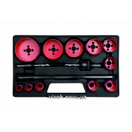 Набір пил кільцевих біметалевих YATO HSS M3 19-76 мм 15 шт