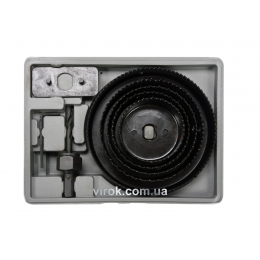 Набір пил кільцевих по дереву VOREL 64-127 мм 8 шт в кейсі