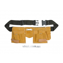 Пояс монтажника шкіряний VOREL