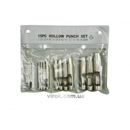 Пробійники для шкіри VOREL 2-22 мм 15 шт