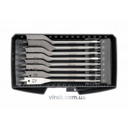 Набір перових свердл по дереву з шестигранним хвостовиком 1/4