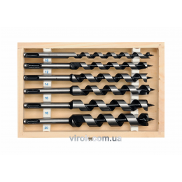 Набір спіральних свердл по дереву YATO 10-20 мм 200 мм 6 шт