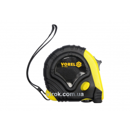 Рулетка з трьома фіксаторами VOREL 7.5 м х 25 мм