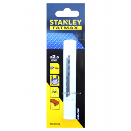 Свердло швидкісне по металу, дереву, пластику STANLEY 2.5 мм