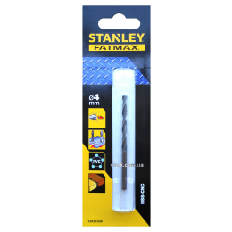 Свердло швидкісне по металу, дереву, пластику STANLEY 4 мм