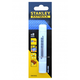 Свердло швидкісне по металу, дереву, пластику STANLEY 2 мм