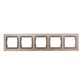 Рамка 5-я горизонтальная Luxel JAZZ (9225) Терракотовая