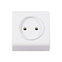 Розетка одинарная MINIATURE Керамика (2051) белый