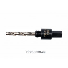 Тримач зі свердлом центрувальним для кільцевих пил YATO 1/2
