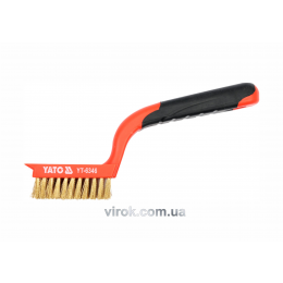 Щітка латунна YATO 180 мм 5 рядів
