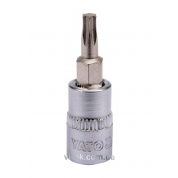 Головка торцева з насадкою викрутковою TORX YATO 1/4