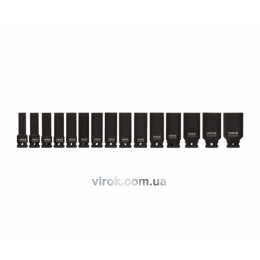 Набір головок торцевих ударних YATO 1/2