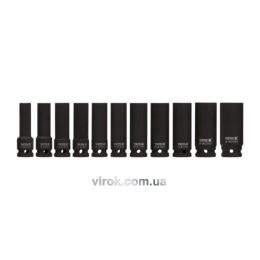 Набір головок торцевих ударних YATO 1/2