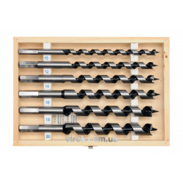 Набір спіральних свердл по дереву YATO 10-20 мм 230 мм 6 шт