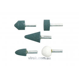 Набір абразивних каменів VOREL 6 мм 5 шт