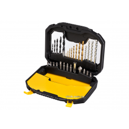 Набір насадок викруткових та свердл STANLEY 30 шт