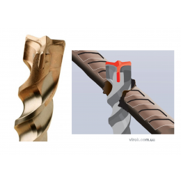Свердло по бетону (Бур) SDS Plus USH BOOSTER 10 х 310 мм