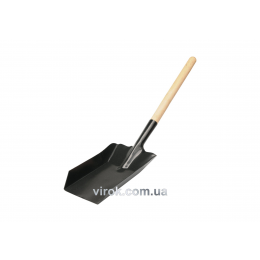 Лопата совкова з дерев'яною ручкою VOREL 50 x 19.5 x 11 см