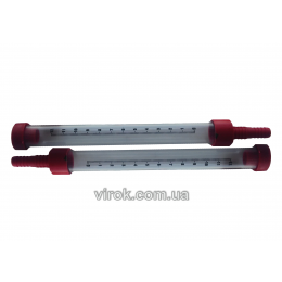 Трубки з наконечниками до водяного рівня ТМ VIROK 2 шт