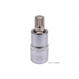 Головка торцева з насадкою викрутковою SPLINE YATO 1/2