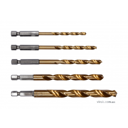 Набір свердл по металу з шестигранним хвостовиком 1/4