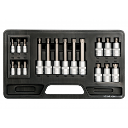 Набір головок торцевих YATO 1/2