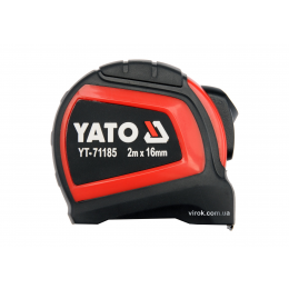 Рулетка сталева з нейлоновим покриттям YATO 2 м х 16 мм