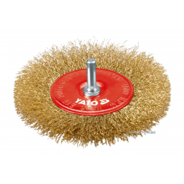 Щітка-крацовка плоска YATO зі стержнем Ø100 мм