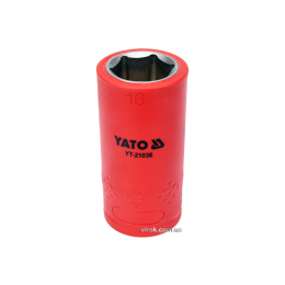 Головка торцева шестигранна діелектрична YATO 1/2