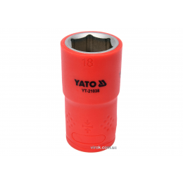 Головка торцева шестигранна діелектрична YATO 1/2