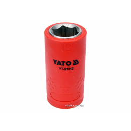 Головка торцева шестигранна діелектрична YATO 3/8