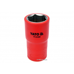 Головка торцева шестигранна діелектрична YATO 1/2