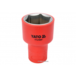 Головка торцева шестигранна діелектрична YATO 1/2