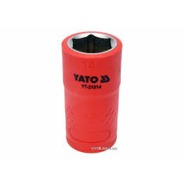 Головка торцева шестигранна діелектрична YATO 3/8