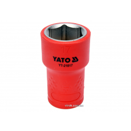 Головка торцева шестигранна діелектрична YATO 3/8