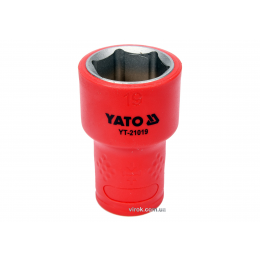 Головка торцева шестигранна діелектрична YATO 3/8