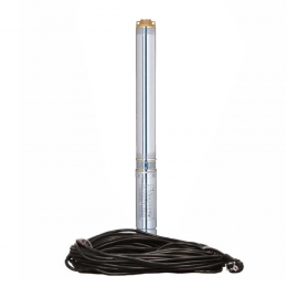 Насос центробежный скважинный 0.37кВт H 66(43)м Q 40(25)л/мин Ø66мм (кабель 30м) AQUATICA (DONGYIN) (777372)