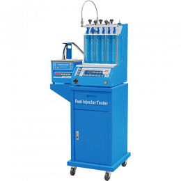 Установка для диагностики и чистки форсунок (6 форсунок тележка ультразвуковая ванна с таймером) G.I. KRAFT GI19113