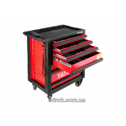 Шафа з інструментами на колесах YATO 958 x 766 x465 мм з 6 шухлядами 177 шт