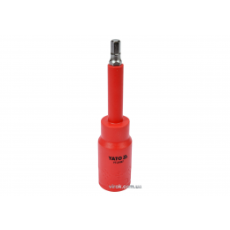 Головка торцева діелектрична з насадкою викрутковою HEX YATO 1/2