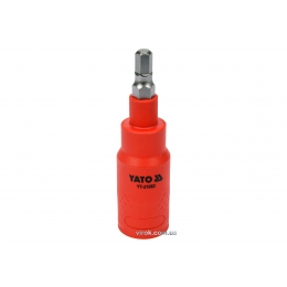 Головка торцева діелектрична з насадкою викрутковою HEX YATO 3/8