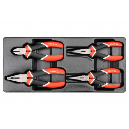 Вклад до інструментальної шафи YATO набір кліщів 4 шт