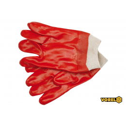 Рукавиці оливо-бензостійкі червоні VOREL 10.5
