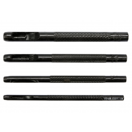 Пробійники отворів YATO 2, 3, 4, 5 х 90 мм для шкіри, гуми, картону, текстилю 4 шт