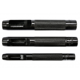 Пробійники отворів YATO 6, 8, 10 х 90 мм для шкіри, гуми, картону, текстилю 3 шт